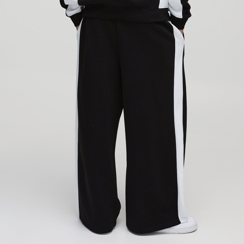 Extreme Wide Leg Man Colour Block Joggers - Image 2