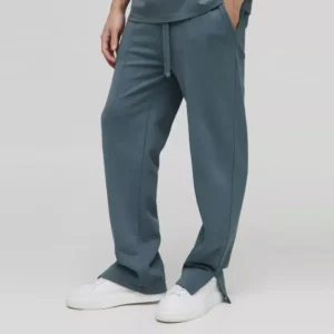 Relaxed Edizione Heavyweight Pintuck Split Hem Joggers