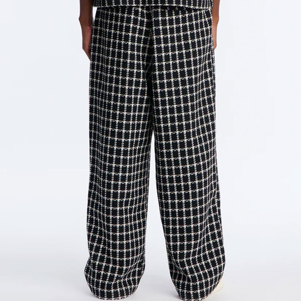 Baggy Theory Tweed Pant - Black - Image 2