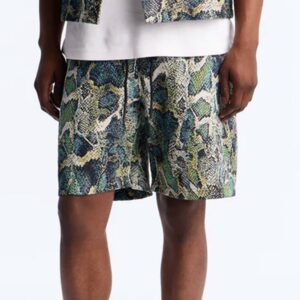 Relaxed Anaconda Club Short - Green/combo