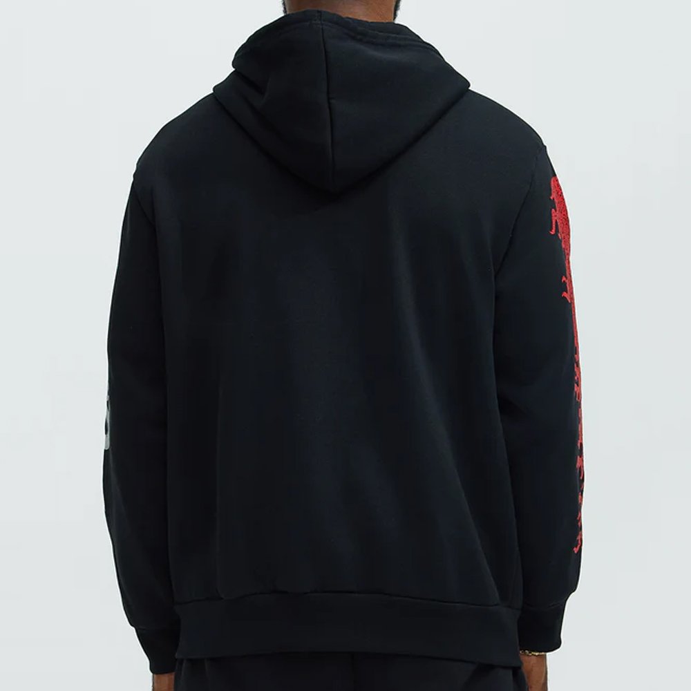 Von Dutch Fire Zip Hoodie - Black - Image 2