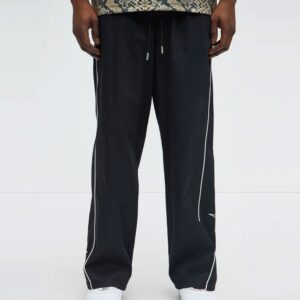 Star Boi Baggy Pants - Black